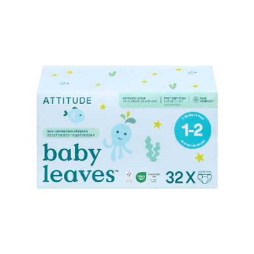 Eco Baby Diapers (Sizes 1-2) - 32 Diapers