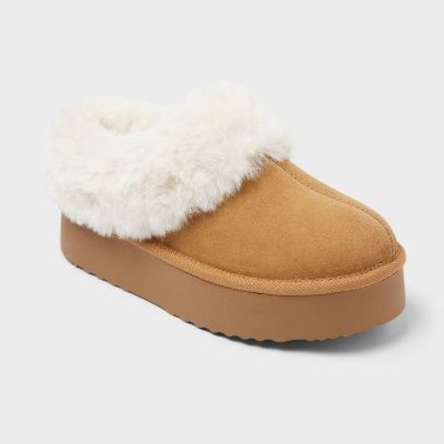 Women's Tacoma Platform Clog Slippers - Wild Fable™ Brown