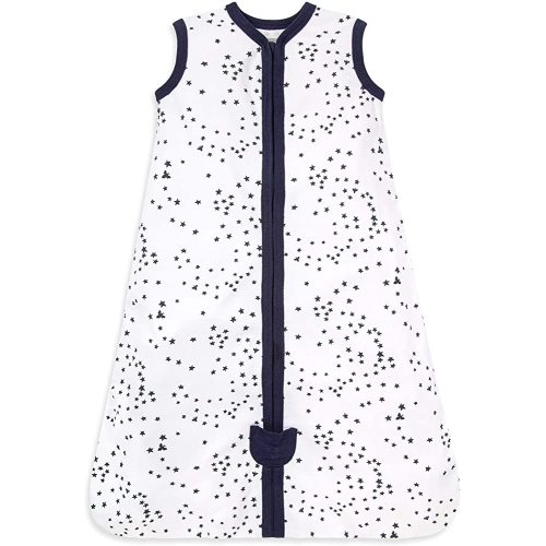 Burt's Bees Baby unisex-baby Beekeeper Wearable Blanket, 100% Organic Cotton, Swaddle Transition Sleeping Bag
