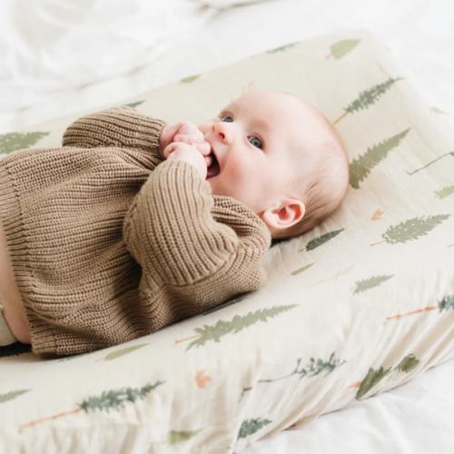 Cotton Muslin Changing Pad Cover | Saranoni