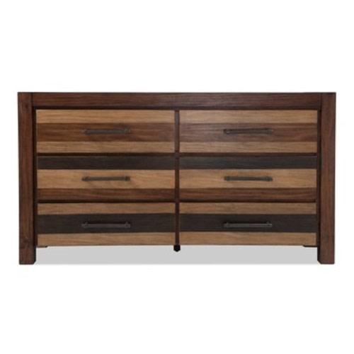 Tahoe Brown 6 Drawer Dresser