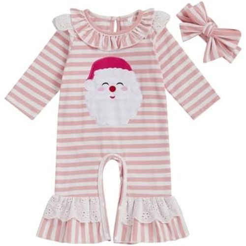 Halloween Newborn Baby Girl Clothes Infant Long Sleeve Romper Jumpsuit Bodysuit Christmas Outfits