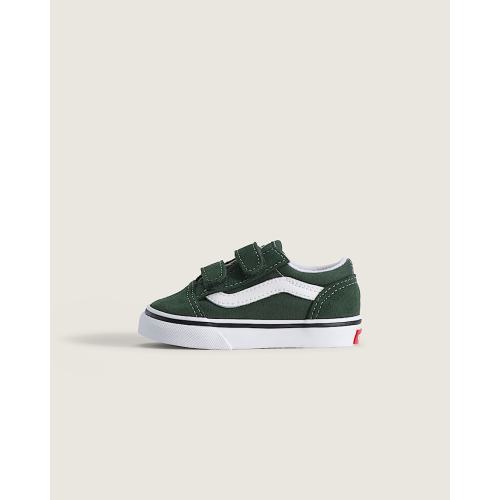 Toddler Old Skool V Shoe in Oil Green | Vans
