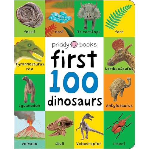First 100 Padded: First 100 Dinosaurs: An early introduction to our pre-historic world! Board book – Illustrated, June 15, 2021