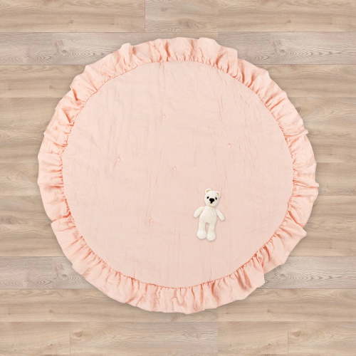 Lush Décor Baby Round Ruffle Play Mat B Single 36" Diameter