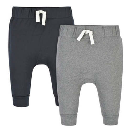 2-Pack Baby Neutral Comfy Stretch Gray &amp; Black Pants