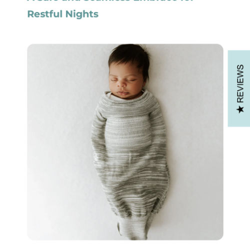 Grey Swaddle Sleep Sack – Swaddelini