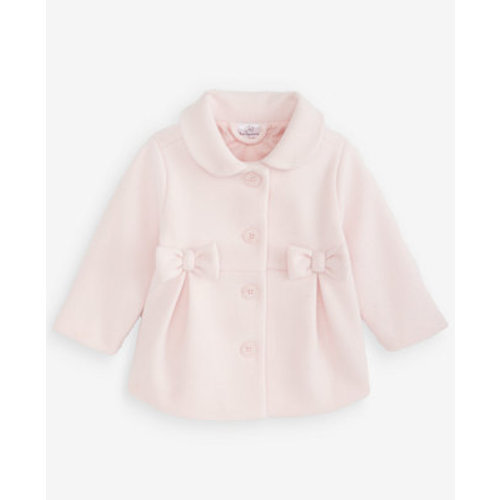Baby Girls' Pleated Bow Peacoat, Macy's Exclusive