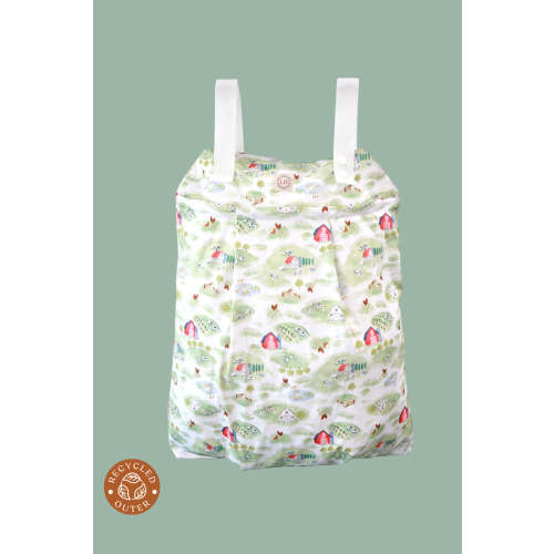Lighthouse Kids Company Large Hanging Cloth Diaper Pail Liner - Farm