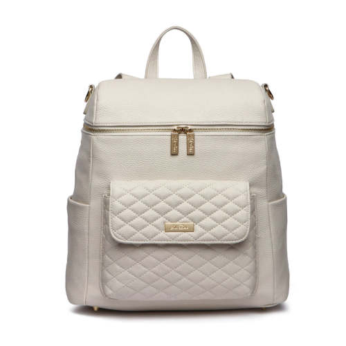 Signature Diaper Bag Pearl White