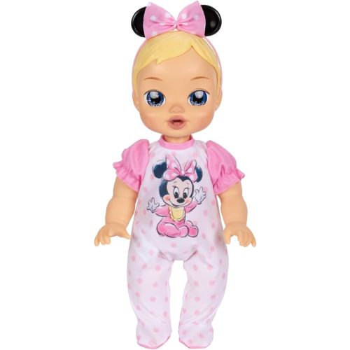 Disney Darlings 13-Inch Interactive Baby Doll – Magical Lights, Sounds, Music & Wand – Minnie-Inspired Nurturing Doll with Accessories – Multiple Skin Tones, Eye Colors – Ages 2 and Up