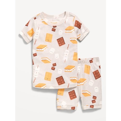 Printed Snug-Fit Pajama Set for Toddler & Baby