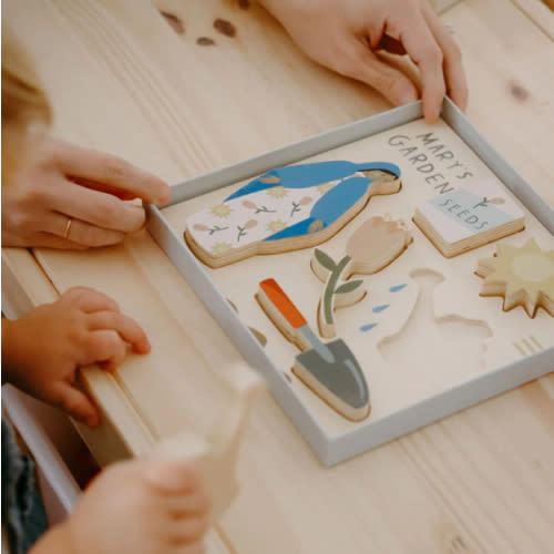 Mary's Garden Wooden Puzzle