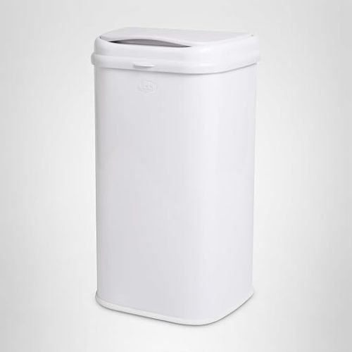 Ubbi Stainless Steel Venti Diaper Pail, Odor Locking, No Special Bag Required, Award-Winning, Registry Must-Have, White