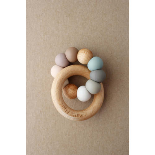 Wood & Silicone teething toy – littleCHEW