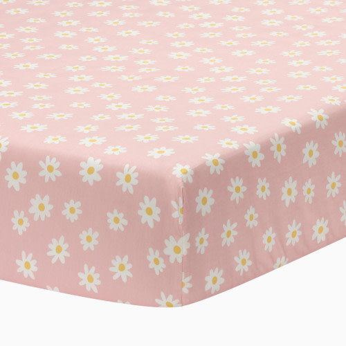 Cotton Fitted Crib Sheet - Daisy Dreams