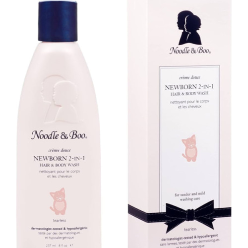 Noodle & Boo Newborn 2-in-1 Baby Shampoo and Body Wash, Tear-Free, Hypoallergenic, Baby Bath Essentials, Moisturizing, pH-Balanced, Vitamin-Enriched, Pediatrician-Tested