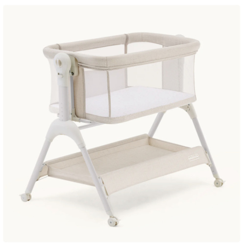 HARPPA Cuddly Sway | 3-in-1 Rocking Baby Bassinet & Bedside Sleeper with Anti-Reflux Mattress for Newborns | Attaches to Bed, Adjustable Height, Tool-Free Setup, Portable Wheels, CPSC Certified, Gentle Rocking Motion | Ideal for Infants, Safe Co-Sleeping