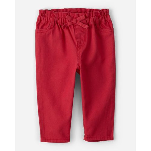 Baby Girl Heart Pocket Twill Pants - Red - OshKosh B'gosh | Carter's
