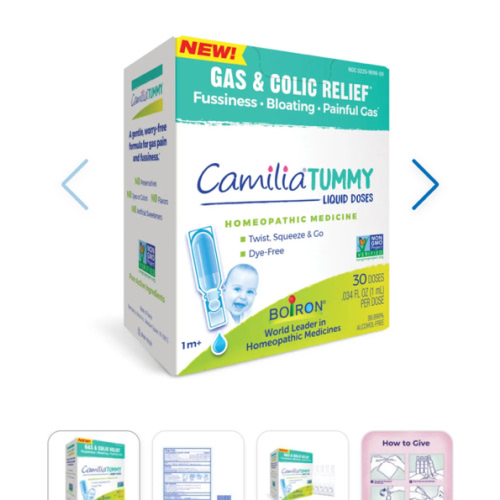 Camilia® Tummy Liquid Doses | Boiron USA