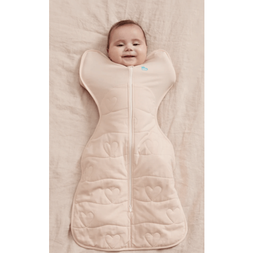 Quilted Cotton Swaddle (Blush)