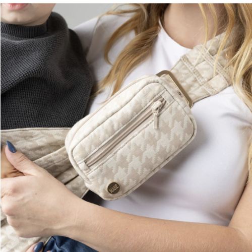 The Monarch Accessory Bag - Houndstooth – Mabē