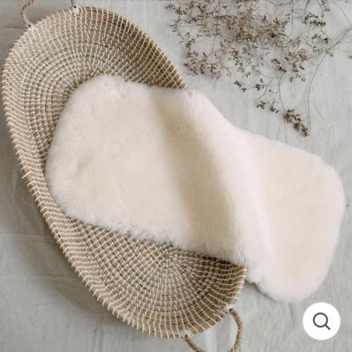 Baa Baby Milk Sheepskin Bassinet & Carrycot Liner
