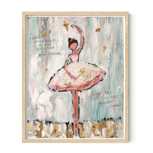 Ballerina and Dreams Print