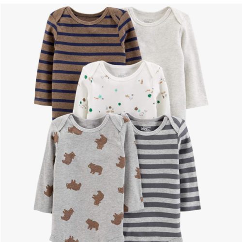 Simple Joys by Carter's Unisex Babies' Long-Sleeve Bodysuit