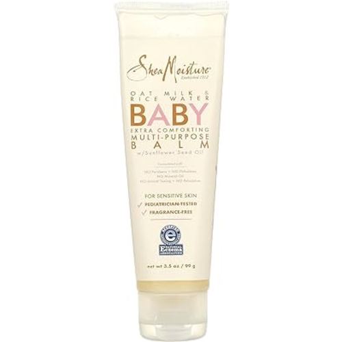 Baby Multi-Purpose Balm, Oat Milk & Rice Water, 3.5 oz (99 g), SheaMoisture
