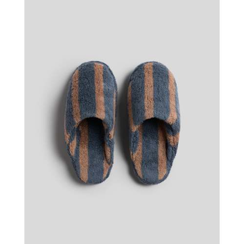 Terry Stripe Slippers