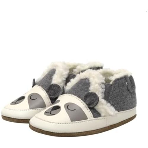 Robeez Baby Boys and Unisex Soft Soles Slip-Resistant Crib Shoes Slippers Moccasins for Infant and Toddler, 0-24 Months