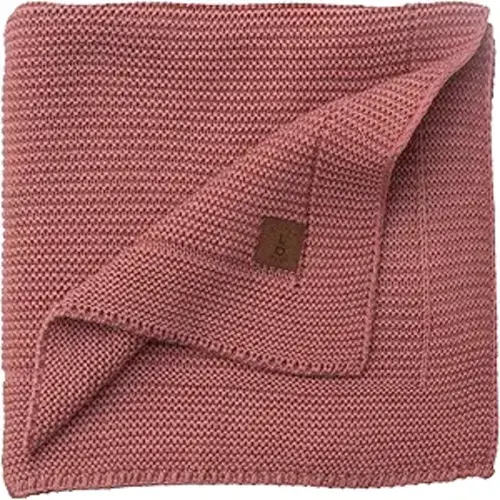 Baby Soft Knitted Blanket, 30 x 40 in, Dusky Pink, Soft & Breathable, Oeko-Tex Certified, Lightweight & Cuddly, Perfect for Newborns, Toddlers, Cot, Pram & Baby Room