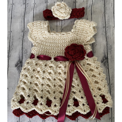 Adorable Christmas Dress-Preemie thru 24 months