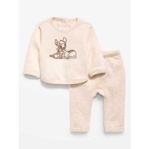 Disney© Bambi Crew-Neck Sweatshirt and Sweatpants Set for Baby