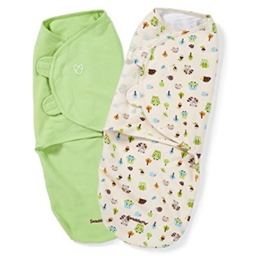 SwaddleMe Original Swaddle 2-PK, Woodland Friends (LG)