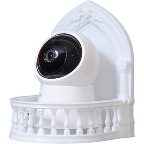 Camera Holder Wall Mount Holder for Tapo Pan/Tilt (C200 & C210) Smart Security Camera, Wall Decoration Custom Designed Bracket, Reduce Blind Spots & Clutter Adhesive Install