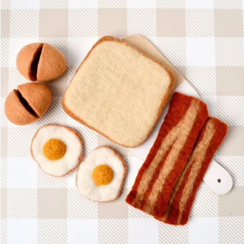 Felt Bacon and Eggs Breakfast Set