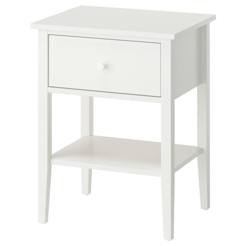 GULLABERG Nightstand - with 1 drawer with shelf/white 20 7/8x16 7/8x27 1/8 "
