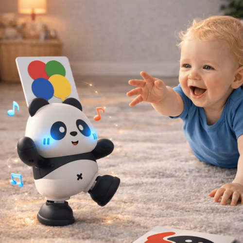 Cuddobaby Dancing Panda Baby Toys - Growing With Baby