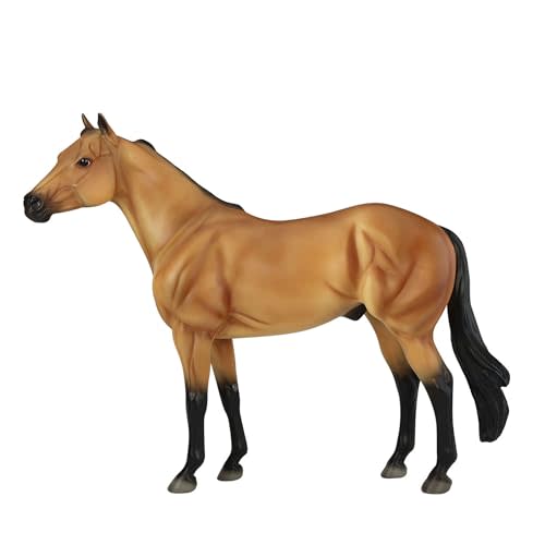 Breyer Horses Traditional Series | The Ideal Series | Buckskin by Orren Mixer | Horse Figurine | 11.5" L X 8.5" H | Model #B-TR-10248