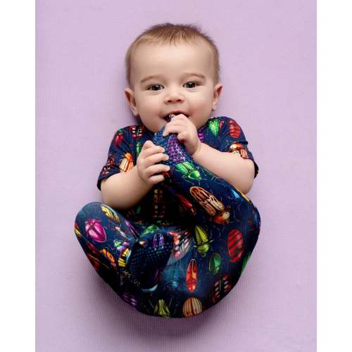 Front Opening Ready Set Romper® in Beetle-Mania!
