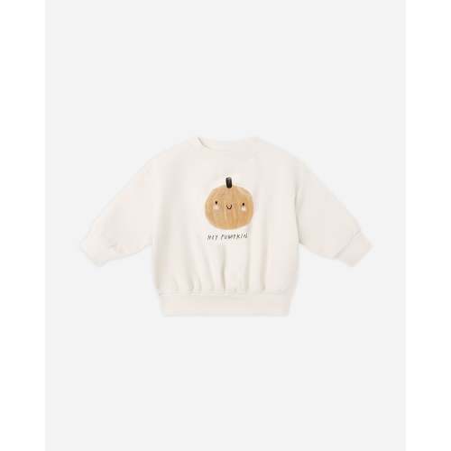 Relaxed Fleece Sweatshirt || Pumpkin – Quincy Mae