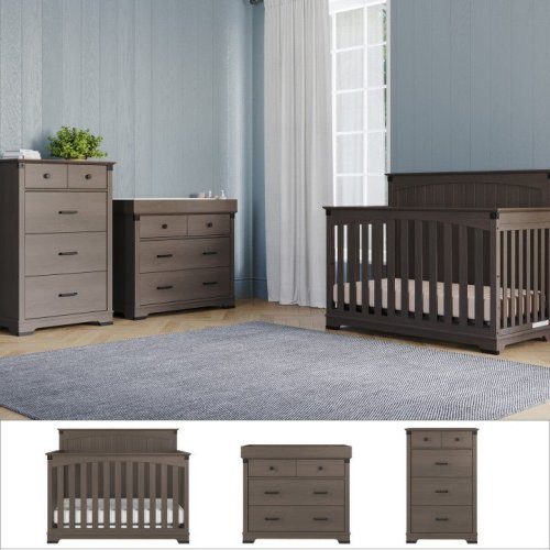Redmond Full Panel 4 Piece Nursery Set | Nursery Furniture Sets | Child Craft