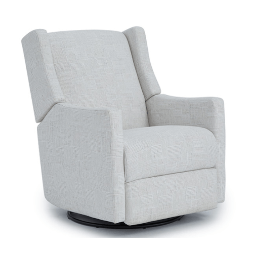 Best Chairs LILLIAN Modern Styled Swivel Glider Recliner