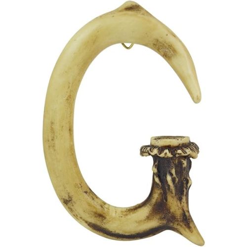 Pine Ridge Personalized Name Art 6" Antler Letter K Home Decor - 3D Western Decorative Hanging Wall Letters Decorations Deer Antler Monogram Hunting Sign Design - Unique Gift Ideas