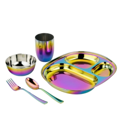 Ahimsa Stainless Steel Dish Set for Kids – AHIMSA®