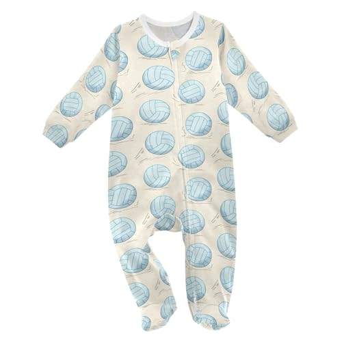 Dussdil Baby One-Piece Footies Newborn Rompers Pajamas Cotton Footed Pjs for Sleep Play Boys Girls