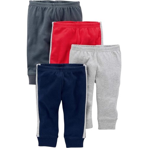 Simple Joys by Carter's Unisex Baby 4-Pack Neutral Pant