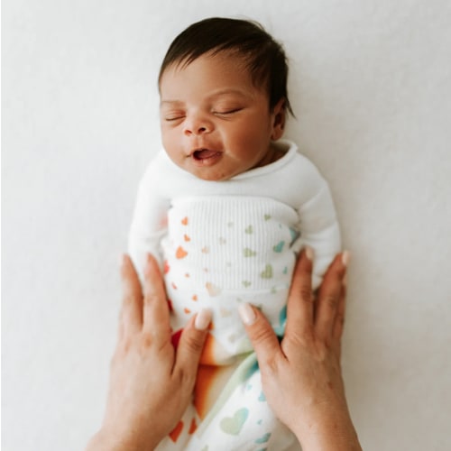 Rainbow Swaddle Sleep Sack - Small ( 6-12 pounds)